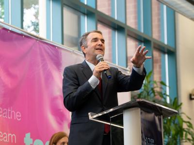 Governor Northam speaking 